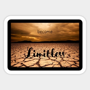 become limitless Sticker